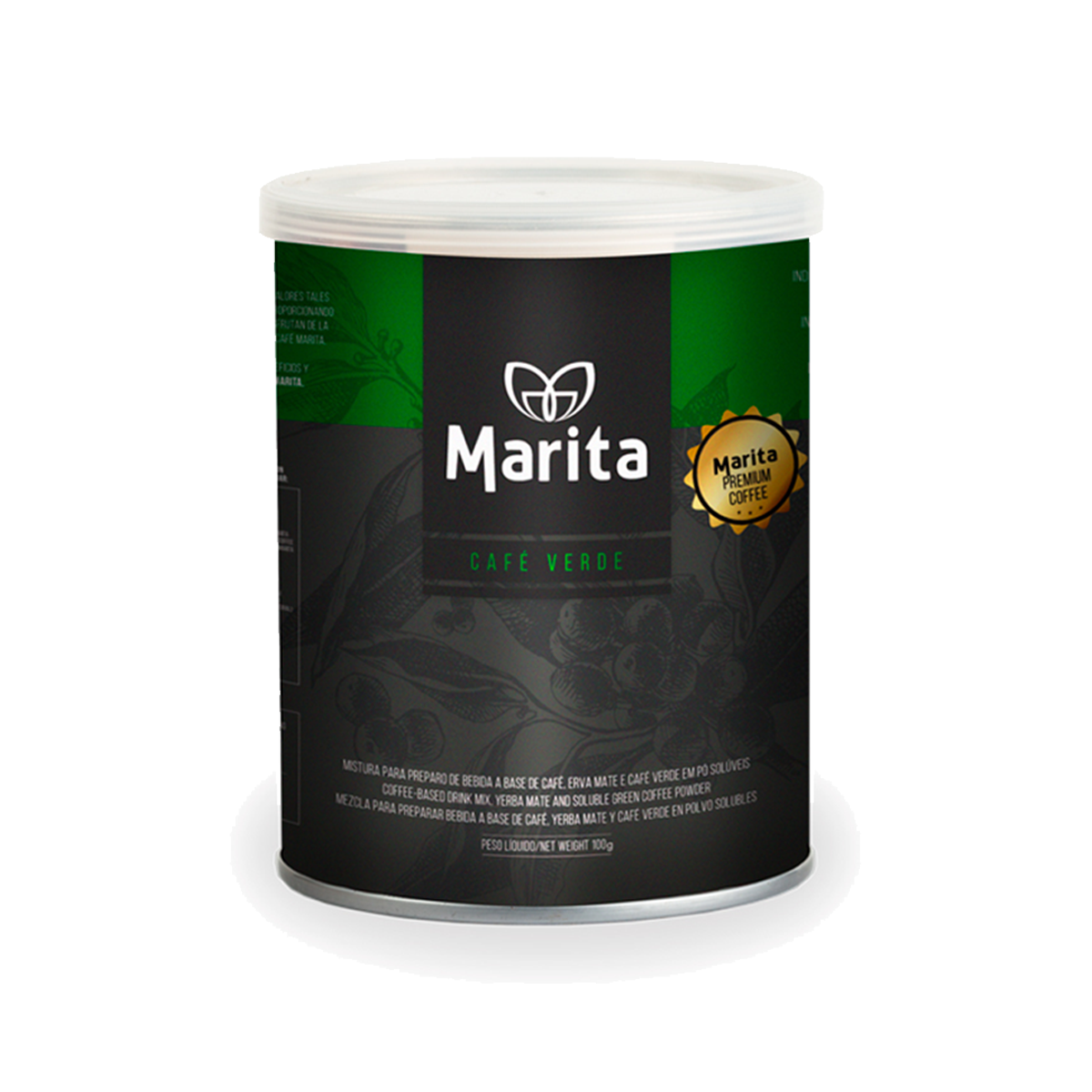 Café Verde Marita con Yerba Mate 100 gr