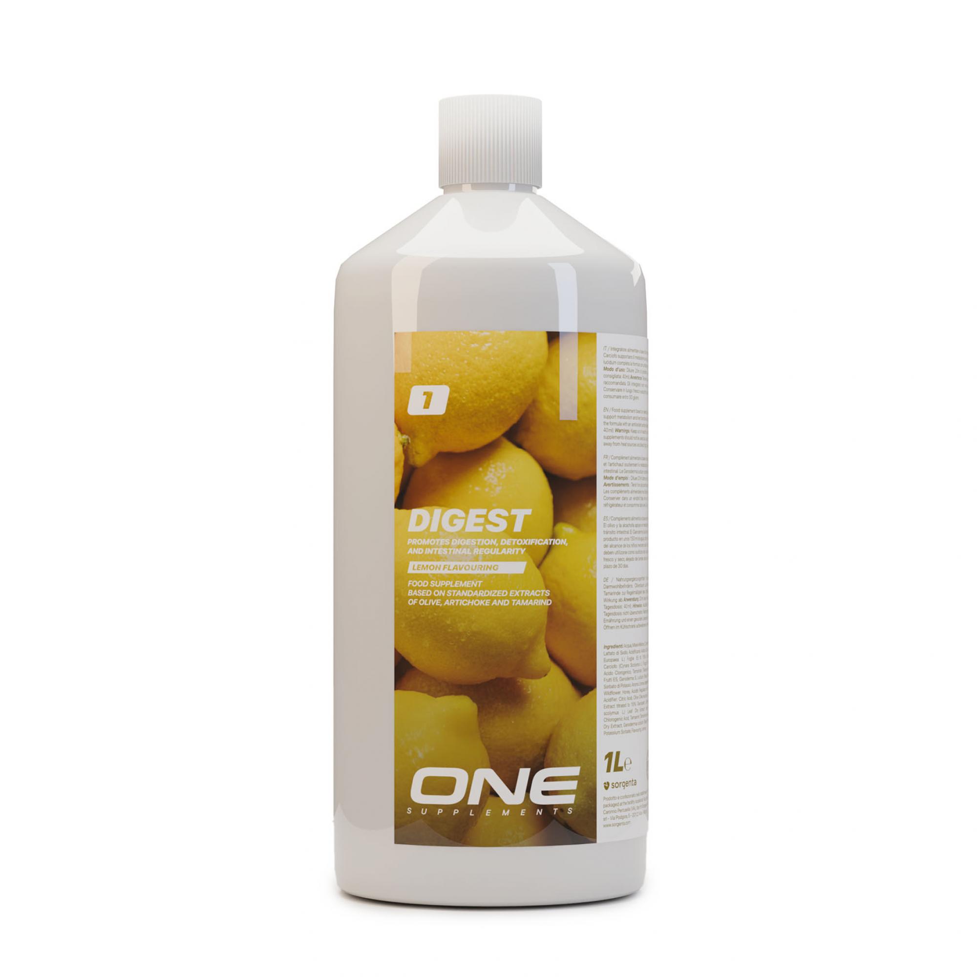Digest Limón 1 L – Bebida con Limón, Alcachofa, Olivo, Reishi, Tamarindo y Miel