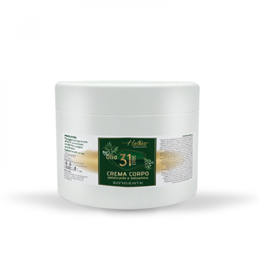 Crema Corporal 31 Hierbas 250 ml | Sorgenta Halbea | 31 Erbe Forte ...